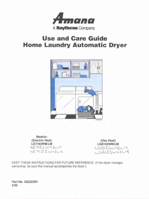 Amana Clothes Dryer LG8163WMLM-page_pdf